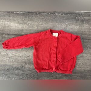 TBBC EUC Cambridge Cardigan Richmond Red 2T